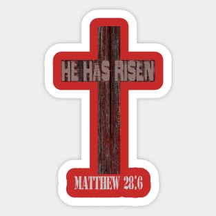 He Has Risen Sticker